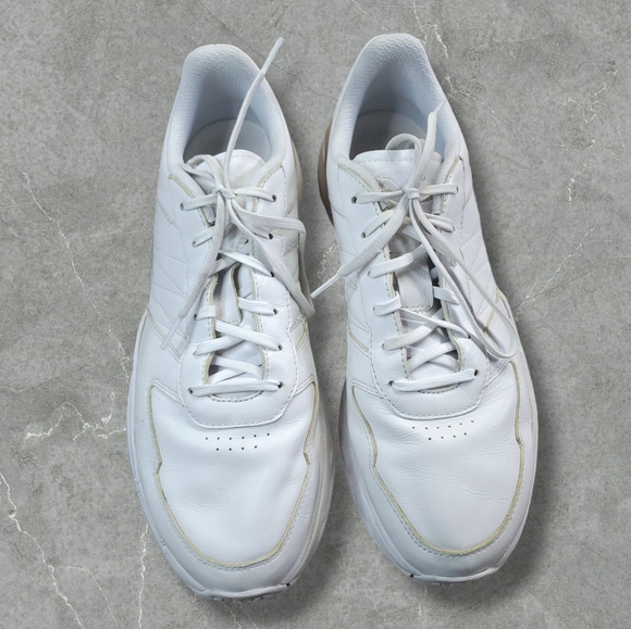 Porsche Design Puma | PWRPlate L Trainers Leather White and Glacier Grey US 12 - Picture 2 of 8